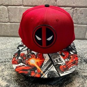 Marvel Deadpool Graphic Hat - image 1